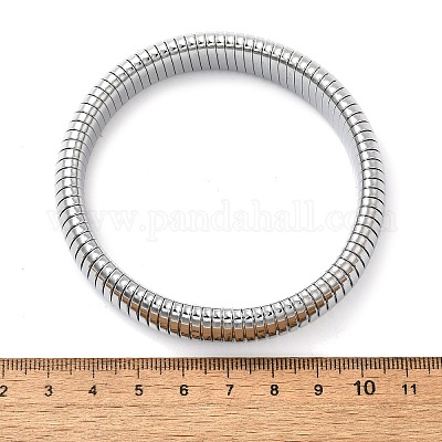 304 браслеты из нержавеющей стали для женщин и мужчин BJEW-A031-02A-P-1