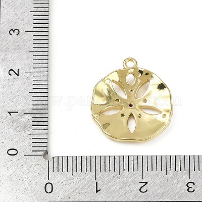 Латунные микро проложить кубического циркония подвески KK-M322-38G-1