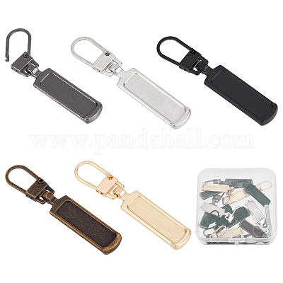 1Pcs Metal Zipper Pull Replacement Detachable Zipper Slider Pull