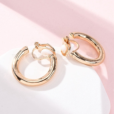 Клипсы из сплава силикона EJEW-Z120-01G-02-1