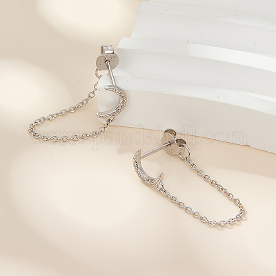 Элегантные серьги-гвоздики с кисточками из стерлингового серебра s925 OG4431-2-1