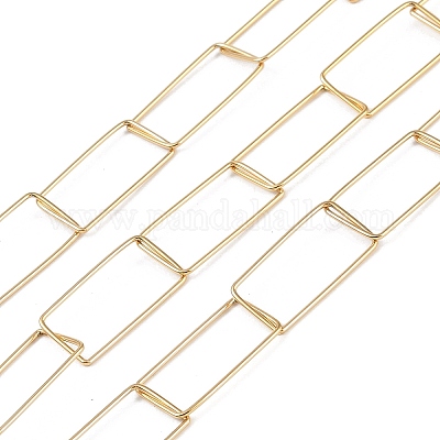 Ионное покрытие (ip) прямоугольные звенья цепи из нержавеющей стали 304 CHS-A011-07G-1