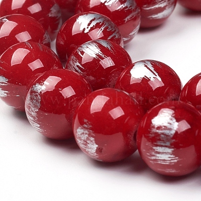 Природный нефрит машан бусины нитки G-G833-10mm-01-1