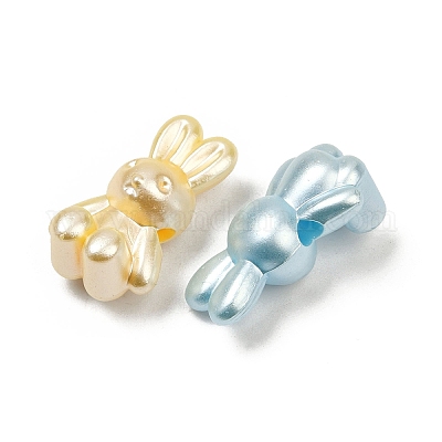 Непрозрачные акриловые бусины с имитацией жемчуга OACR-B031-49-1