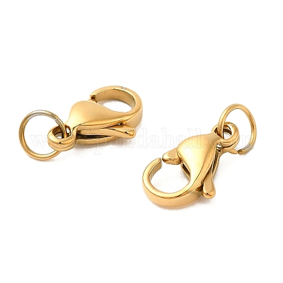 Ионное покрытие (ip) застежки-лобстеры из нержавеющей стали 304 STAS-AB11-G-02-1