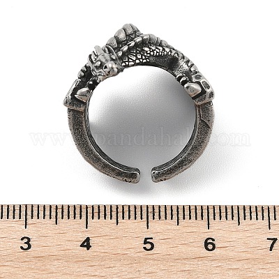 Открытые манжетные кольца из хирургической нержавеющей стали 316 RJEW-R019-01AS-01-1