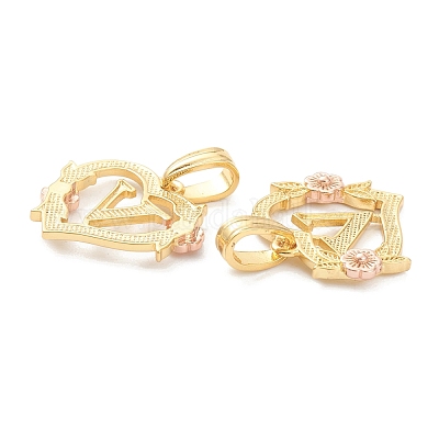 Настоящие кулоны из латуни KK-J042-43G-V-1