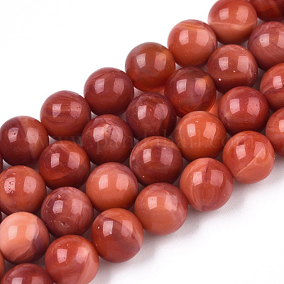 Стекло круглые бусины нити GLAA-M044-01P-1