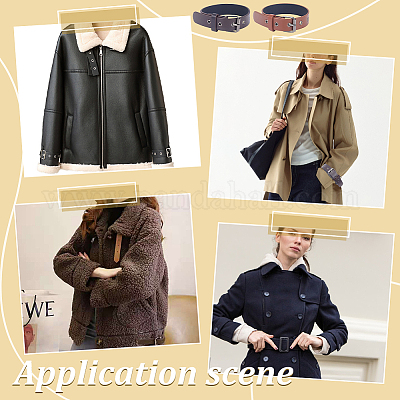 8 шт. 2 пряжки из искусственной кожи и цинкового сплава AJEW-NB0006-92B-1