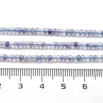 Природных красочные флюорита бисер нитей G-H075-A01-01-1