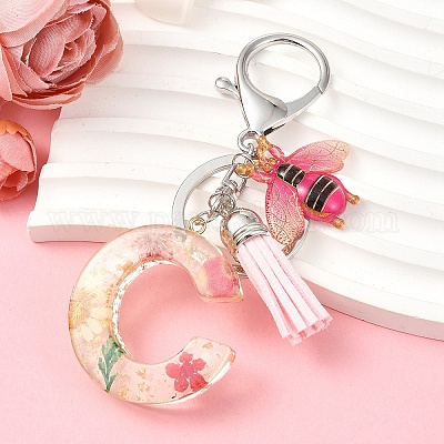 Брелок с кисточкой из смолы KEYC-YW00125-03-1