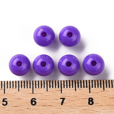 Непрозрачные акриловые бусины MACR-S370-C8mm-31-1