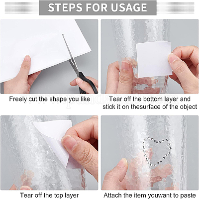 10 лист двухстороннего скотча для ПЭТ AJEW-BC0001-72-1