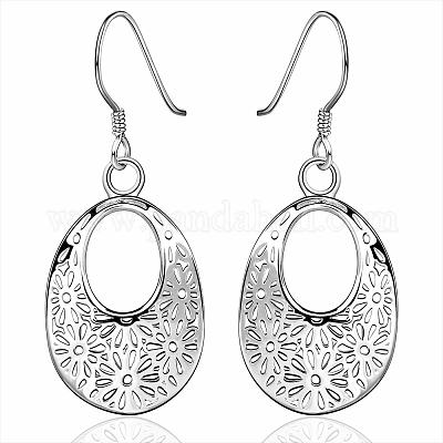 Orecchini pendenti in argento sterling con più pietre preziose