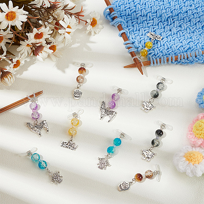 Подвески из стеклянных бусин и сплавов PALLOY-GO00010-1