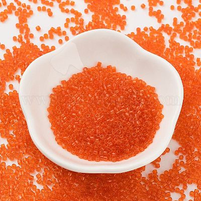 Стеклянные бусины прозрачных цветов SEED-S042-11B-09-1