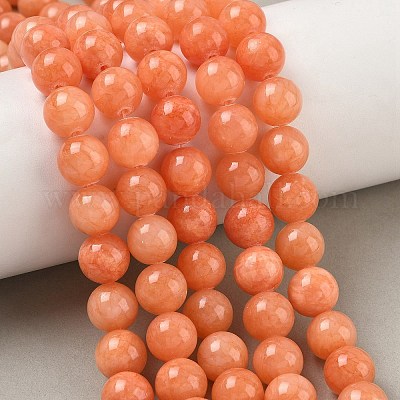 Естественно Mashan нефрита круглые бусины нити G-D263-10mm-XS21-01-1