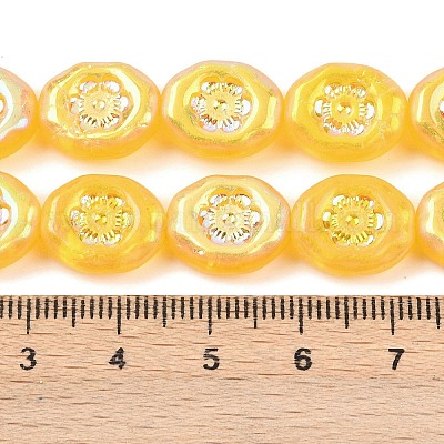 Чешские прессованные стеклянные бусины GLAA-I061-44A-1