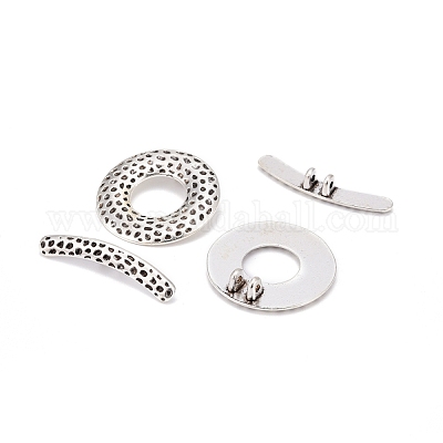 Сплавочные застежка тоггл тибетского стиля LF10975Y-NF-1