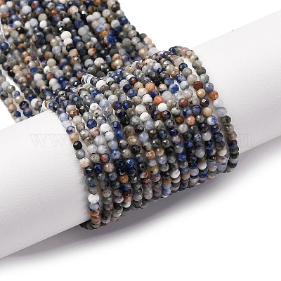 Природный содалит бисер нитей G-RM241221-A5-1