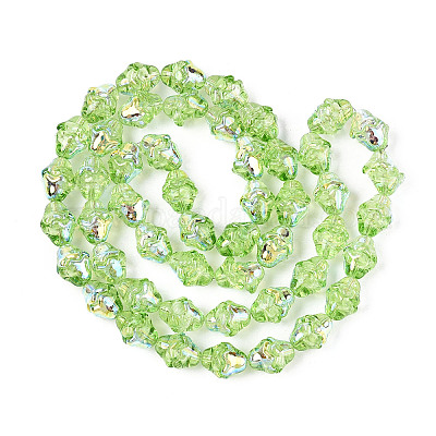 Гальванизируйте прозрачное стекло бисер нитей EGLA-N020-03C-1