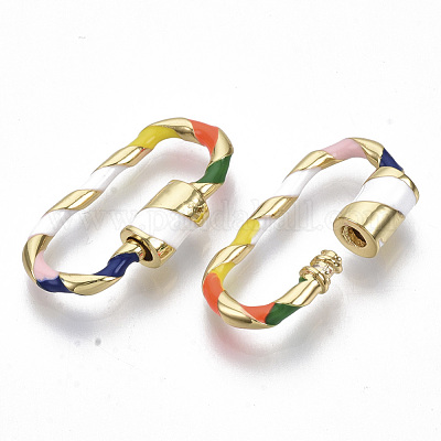 Латунные брелоки с карабином KK-S318-11-NF-1