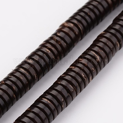 Натурального кокосового шарик нити BSHE-P021-23-6mm-1