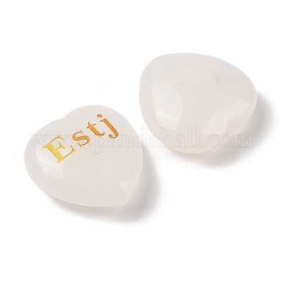 Натуральный кварцевый кристалл с гравировкой сердца G-K353-05L-1