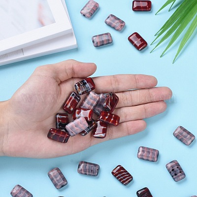 Чешские Бусины GLAA-O018-21-1