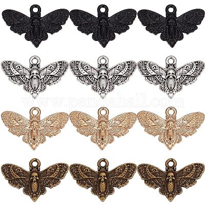 80 шт. 4 цвета подвески из сплава в тибетском стиле FIND-SC0004-93-1