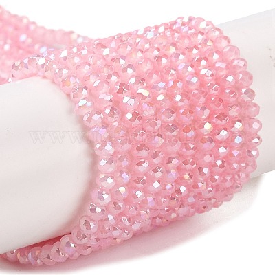 Запекание гальванических нитей стеклянных бусин DGLA-A039-J4mm-B15-1