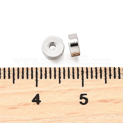 Латунные гладкие бусины KK-V011-02B-P-1