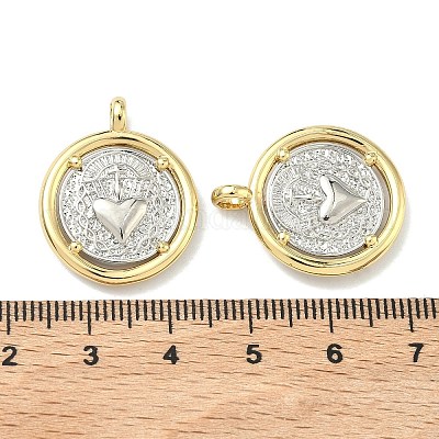 Латунные подвески&nbsp;KK-G555-14GP-1