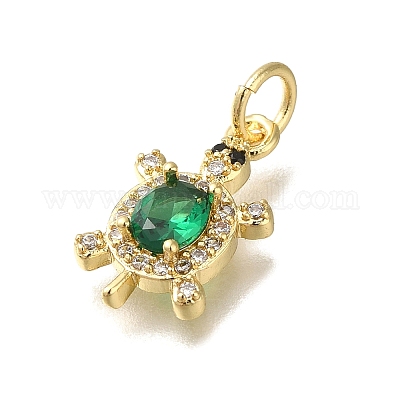 Стойки обшивки латунь микро проложить Циркон подвеску X-KK-K373-14G-1