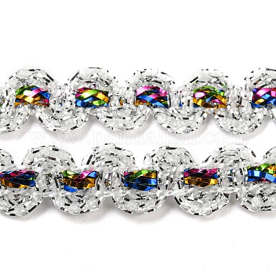 Кружевная отделка из полиэстера с блестками OCOR-K007-08A-1