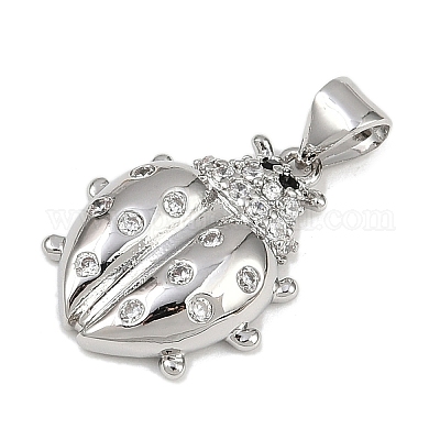 Латунные микро проложить кубического циркония подвески KK-A260-07D-P-1