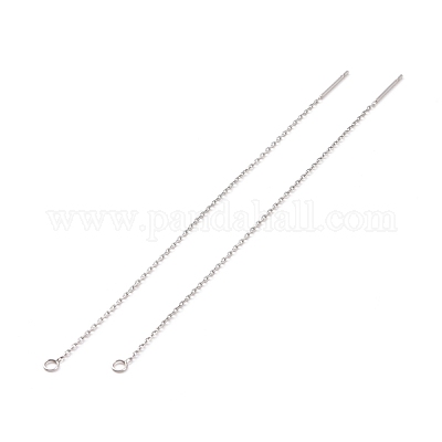 Фурнитура для сережек-гвоздиков из нержавеющей стали 304 STAS-E161-06P-1