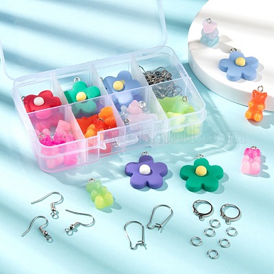 Наборы для изготовления украшений для серег своими руками DIY-FS0001-22-1