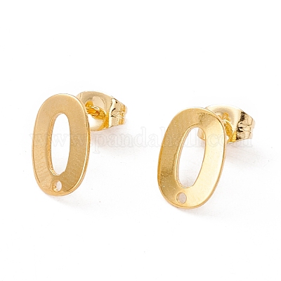 201 фурнитура для сережек-гвоздиков из нержавеющей стали STAS-G266-04G-1