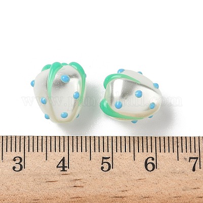 Запекаемые стеклянные бусины LAMP-Z014-02H-1