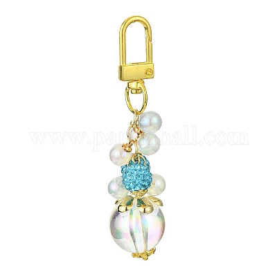 Круглые акриловые подвески HJEW-JM01101-1