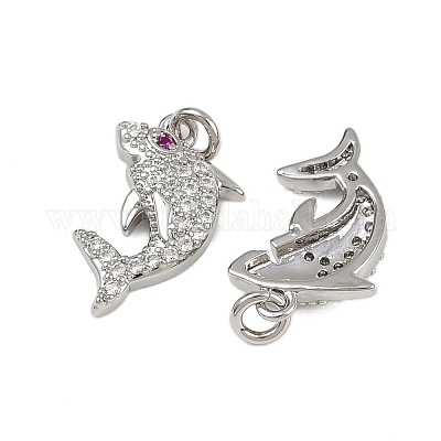 Латунные микро проложить кубического циркония подвески KK-L241-13P-1