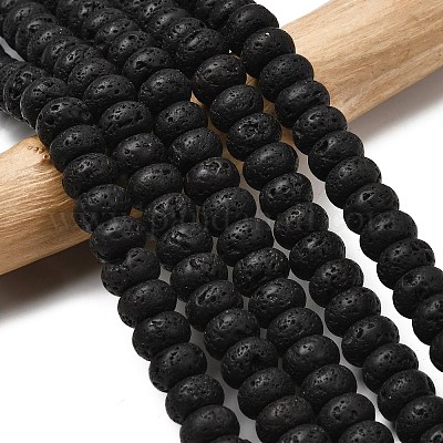 Бусы из натуральной лавы&nbsp;G-A280-A18-03-1