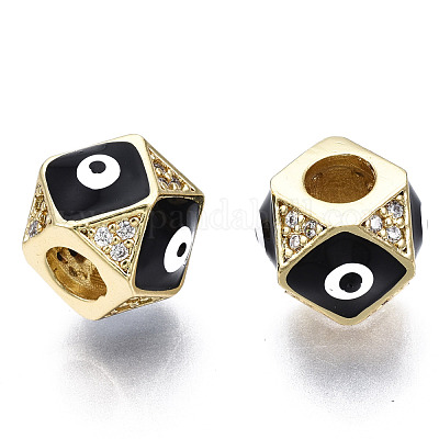 Латунные микропаве из прозрачного кубического циркония ZIRC-N039-173-NF-1