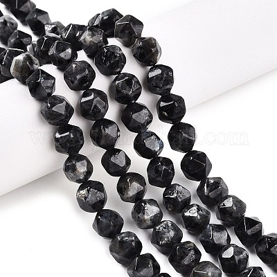 Натуральные нити бус из ларвикита G-T141-04A-1