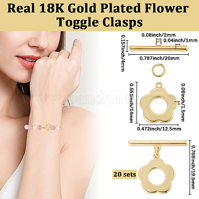 20шт латунные застежки KK-BBC0020-09-1