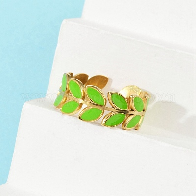 Регулируемые манжетные кольца из нержавеющей стали 304 RJEW-Q015-03G-A-1