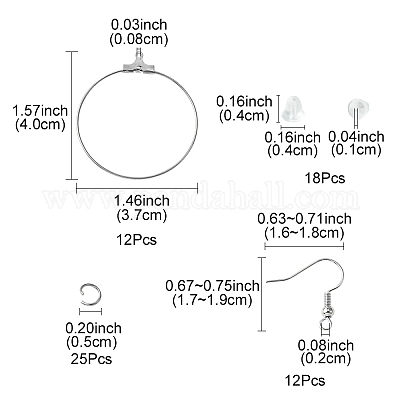 67 шт. 4 стиля подвески из нержавеющей стали 304 FIND-FS0002-29-1