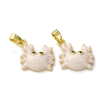 Латунные микро проложить кубического циркония подвески KK-F911-18G-02-1