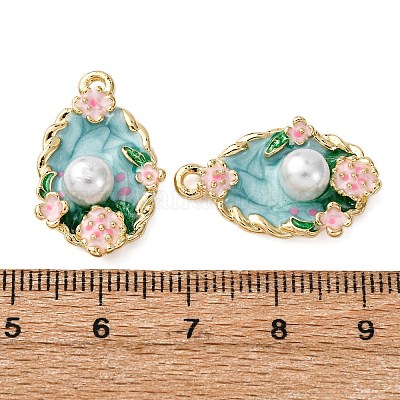 Подвески из эмалевого сплава легкого золота ENAM-B028-03KCG-01-1